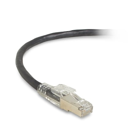Black Box Gigatrue 3 Cat6. Shielded Patch Cord Whi C6APC80S-BK-05